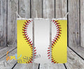 Baseball & Softball Tumbler, Baseball Mom Tumbler, Softball Mom Tumbler