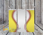 Baseball & Softball Tumbler, Baseball Mom Tumbler, Softball Mom Tumbler