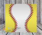 Baseball & Softball Tumbler, Baseball Mom Tumbler, Softball Mom Tumbler